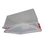 Rectangular food box, capacity 9 l, transparent, model MS01